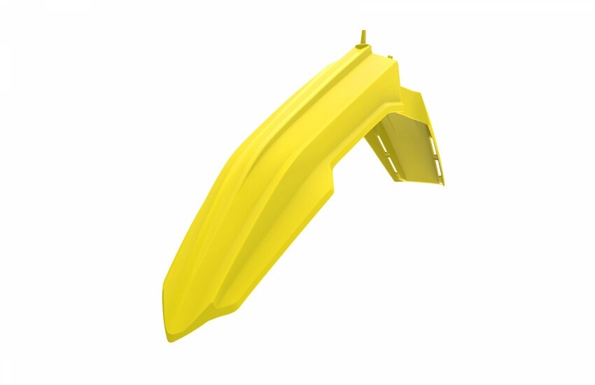 Aile avant Suzuki RMZ 250 2019-2022 et RMZ 450 2018-2022 jaune en plastique injecté