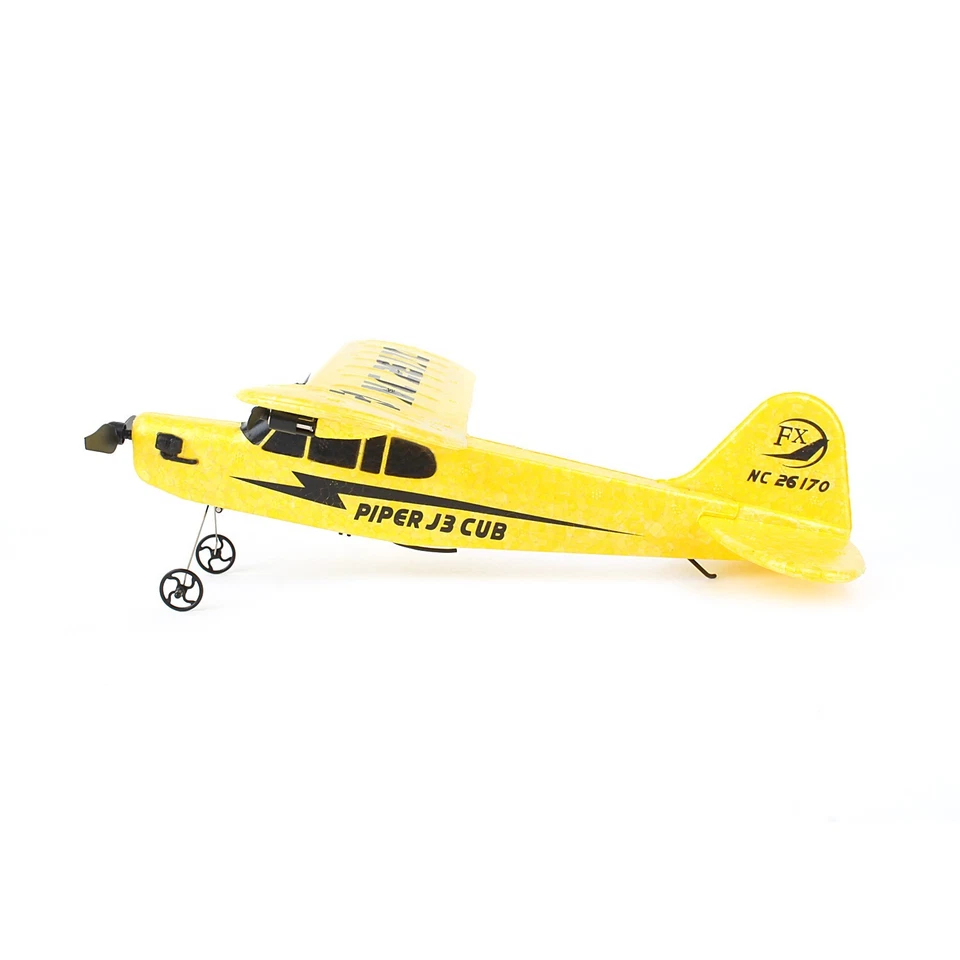 2.4G Radio Remote Control Airplane J3 Piper Cub Plane Beginner Glider - Image 4 of 4