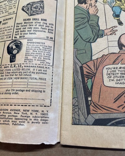 1965 X-Men 11 Magneto Brotherhood of Evil Mutants MARVEL SILVER AGE - 第 13/21 張圖片
