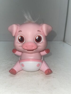 Munchkinz PIG PICKLES Interactive Pet Toy Eats Talks Laughs Burp 30+ Sounds 