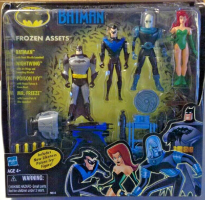 2002 Batman The Animated Series Mr Freeze Nightwing Poison Ivy Frozen Assets NIB