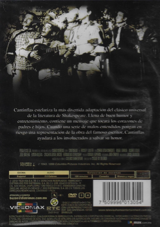 ROMEO Y JULIETA POR SIEMPRE CANTINFLAS BRAND-NEW DVD Foto 2 de 2