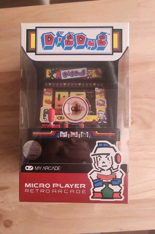 Game Dig Dug My Arcade Micro Player Retrocade New In BOX. #D12