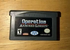 GAMEBOY ADVANCE GBA OPERATION ARMORED LIBERTY AUTHENTIC TESTED WORKING