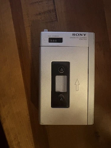Vintage Sony TCM-600 Walkman Cassette-Corder Recorder Working Belts Replaced