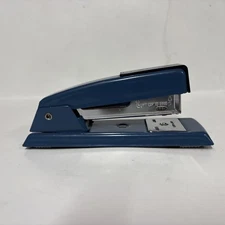 Swingline Stapler Model 711 Cub Blue Small Mini 5" Desk Office Vintage