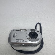 Sony Cyber-shot DSC-P41 4.1MP Digital Camera - Silver Tested