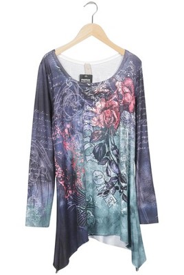 tredy Langarmshirt Damen Longsleeve Shirt langärmliges Oberteil Gr. ... #25vwt2n
