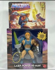 Masters of the Universe Origins Deluxe Laser Power He-Man Exclusive Figure