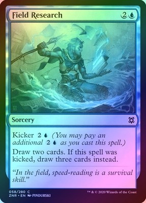 Field Research Foil (058) Zendikar Rising ZNR MTG Magic