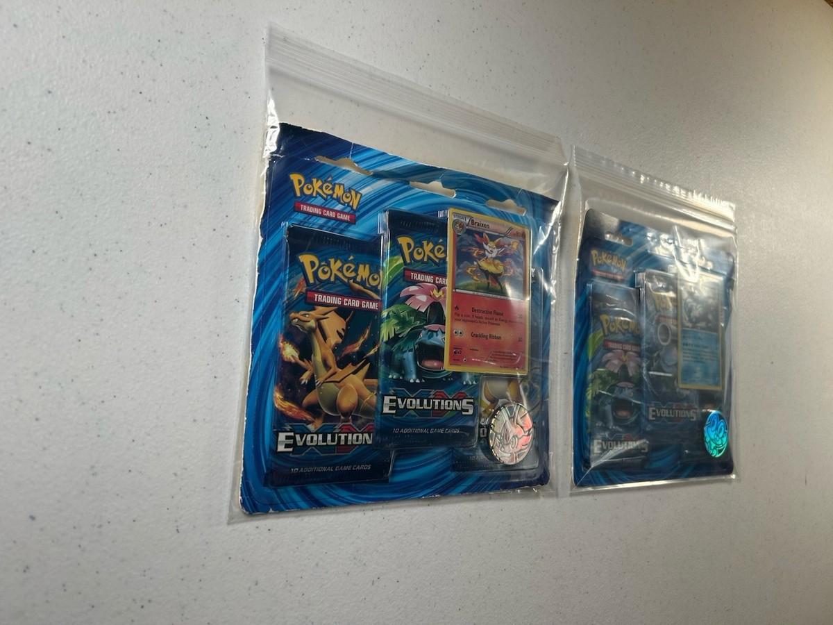 Pokemon TCG: 2016 XY Evolutions 3-Pack Blister Set Of 2x New