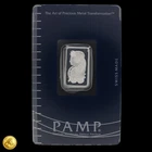 PAMP Suisse Lady Fortuna 2.5g .999 Fine Silver Bar In Assay -E441