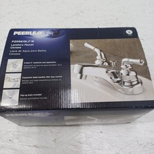 Peerless bathroom Lavatory faucet P299618LF-W chrome 3 hole 4"