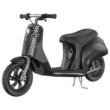 Razor Pocket Onyx Miniature Euro-Style Electric Scooter for Ages 8+ (Open Box)