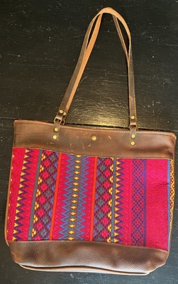 In Blue Handmade Leather Bag