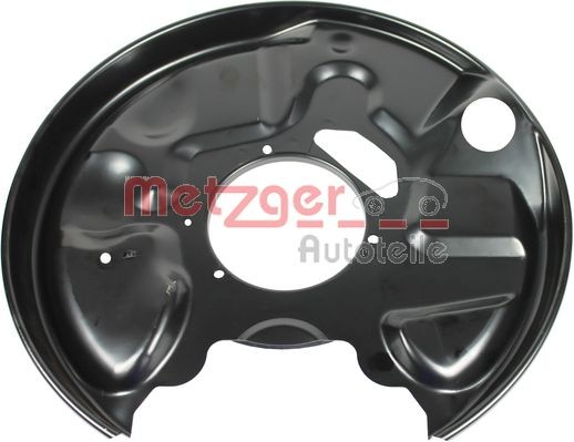 Rear Left METZGER 6115033 Splash Guard, brake disc for MERCEDES-BENZ