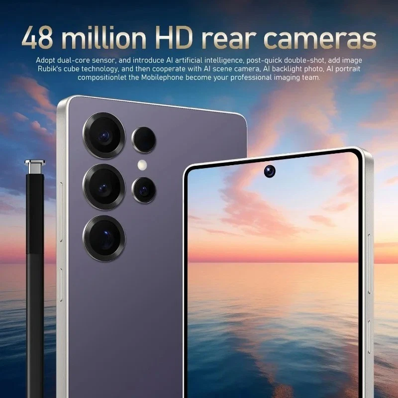 Global Unlocked New S25 Ultra 5G Smartphone 7.3" Android Cellphone Dual SIM - Image 2 of 4