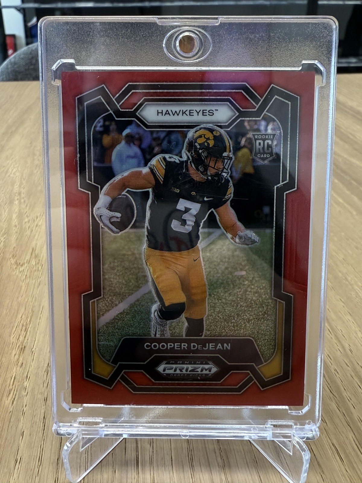 2024 Panini Prizm Draft Picks #113 Cooper Dejean Red #/299