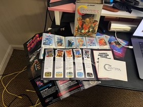 Contra (Nintendo NES) Complete Complete in Box w/ Poster