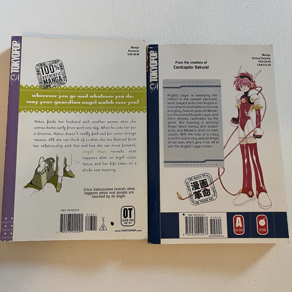 Manga Graphic Novel Random Lot Erica Sakurazawa Angel Nest + Angelic Layer Vol 1 - Image 4 of 4