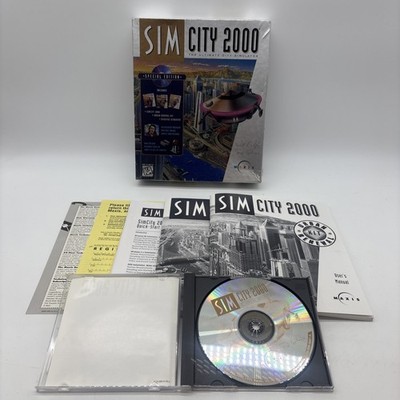 SimCity 2000 Special Edition Big Box PC Video Game Complete in Box