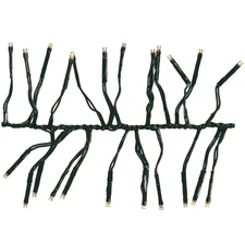 Lumineo Warm White 768-Bulb LED Cluster Light Set with Dark Green Wire 9780135