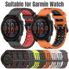 Quickfit Replacement Band For Garmin Fenix 8 51mm 7X 6X 5X Watch Silicone Strap