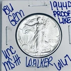 1944 D BU UNCIRCULATED WALKING LIBERTY SILVER HALFDOLLAR AUTHENTIC U.S.MINT 6167