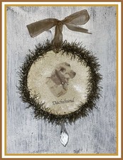 DACHSHUND CHRISTMAS TREE ORNAMENT