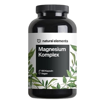 Magnesium Komplex 400 Mg Aus 5 Veganen Magnesiumverbindungen - NATURAL ELEMENTS