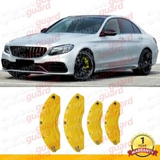 4pcs Yellow Car Aluminum Brake Caliper Cover For Mercedes Benz C Class 4pcs Yellow Car Aluminum Brake Caliper Cover For Mercedes Benz C Class