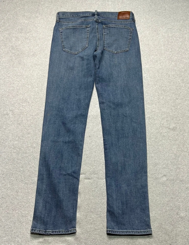 Abercrombie & Fitch Jeans Mens 32 X 34 Langdon Slim Stretch Medium Wash Denim - Image 2 of 4