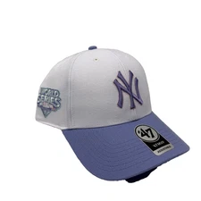 47 Brand MVP Adjustable Cap New York Yankees 2009 World Series White Lavender