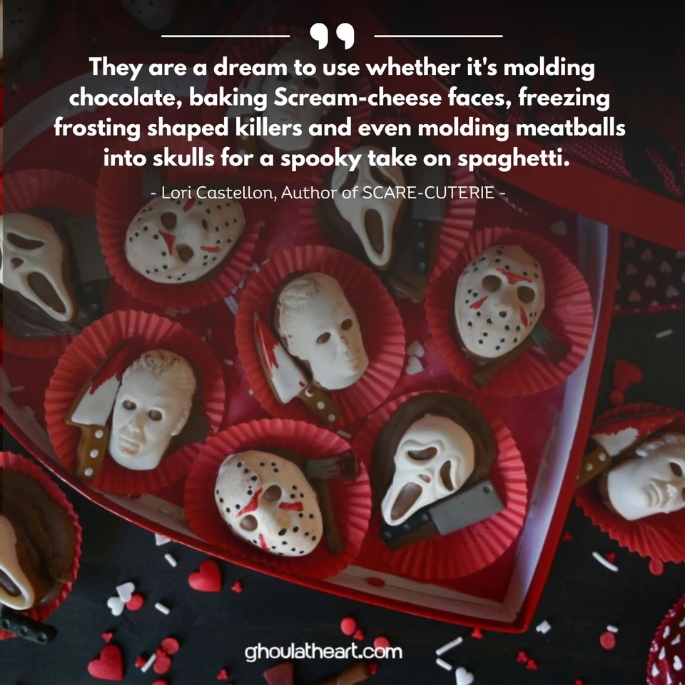 SHAPED Horror Movie Character Silicone Baking Mold Set with 6 Characters - Image 3 of 4