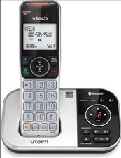 VTech DECT 6.0 Cordless Phone Answering System Bluetooth Call Block 1 Handset