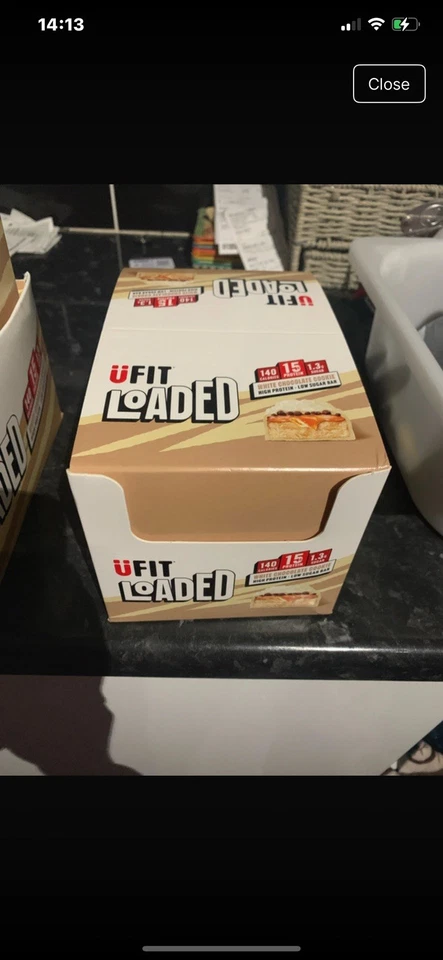 Ufit Chocolate Protein Bars X12