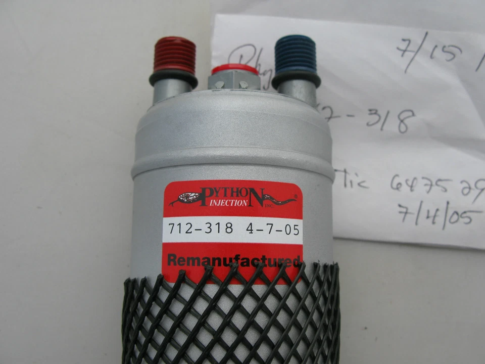 PYTHON 712-318 Electric Fuel Pump For Audi Volkswagen 1979-1988 - Image 2 of 2