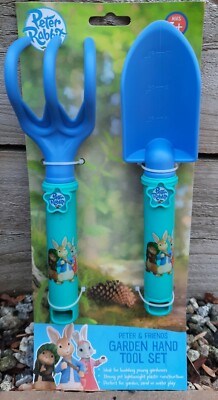 Peter Kaninchen Lily Bobtail Kinder Garten Handwerkzeug Set Kelle Gabel - UK VERKÄUFER