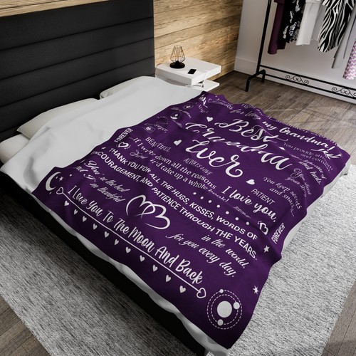 Best Grandma Ever Soft Blanket Throw - Picture 7 of 11
