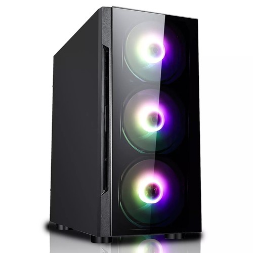 Gaming PC Bundle Core i5 16GB 120GB+2TB GTX1650 Win10 Computer Monitor 22" - Picture 8 of 13