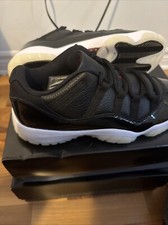 Air Jordan 11 Retro Low 72-10 AV2187-001 Size 10.5