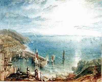 Turner A4 Druck Nr1790 Torbay aus Brixham um 1816 17