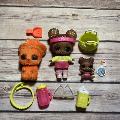 LOL Surprise Doll FAMILY SET COURT CHAMP Lil Court Champ Baby BUNNY CHAMP RABBIT