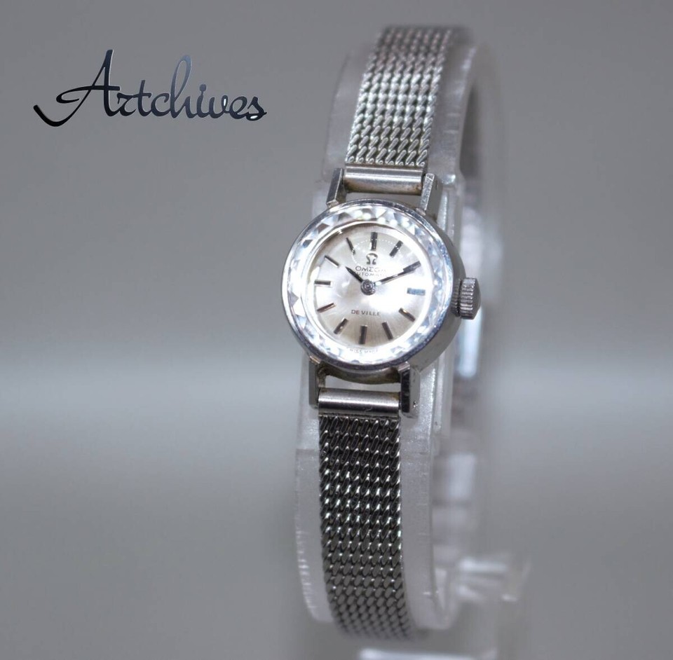 Omega Ladymatic Womens Watch Automatic 17mm Silver Dial Swiss Made