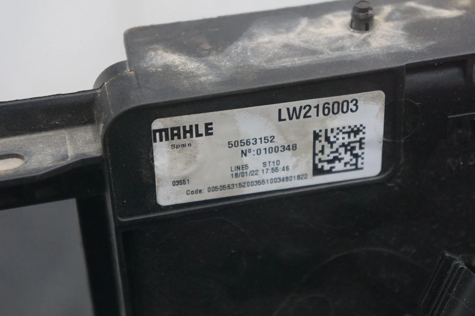 Engine Radiator Cooling Fan Motor 50563152 Alfa Romeo Stelvio Sprint 949 2017-24 - Image 2 of 4