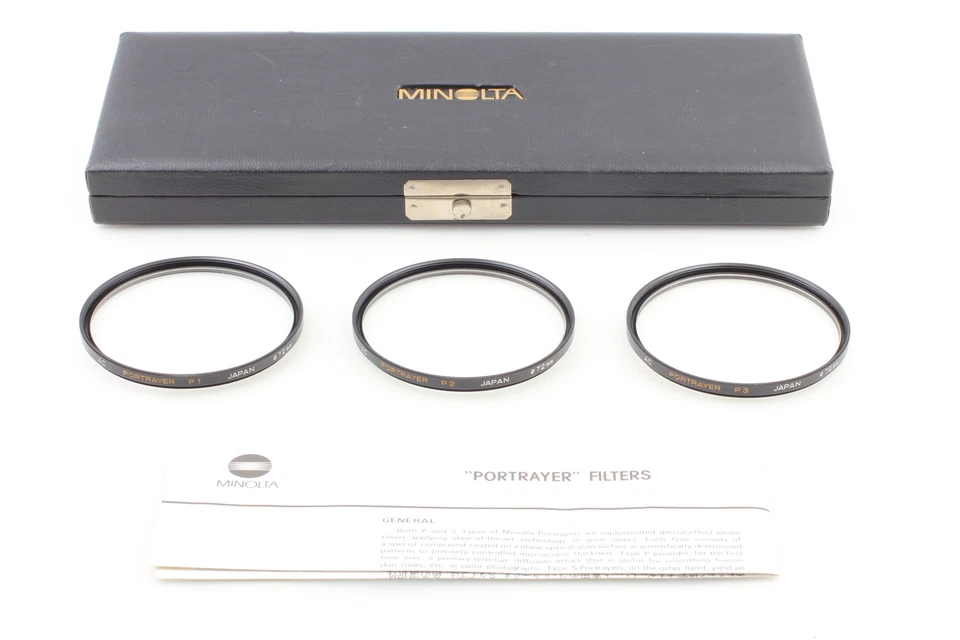 Video [Almost MINT] MINOLTA Portrayer 72mm Filter P1 P2 P3 From JAPAN - Image 2 of 4