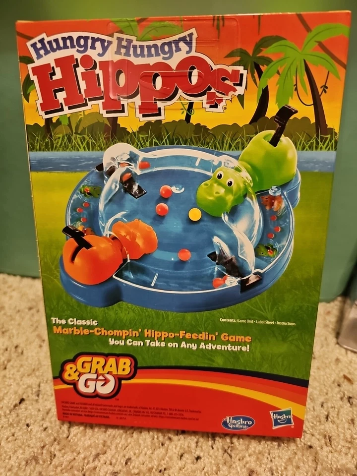 Hungry Hungry Hippos Grab & Go Travel Size Game - Image 2 of 2