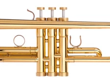 Schilke Trumpet Trim Kit Light Caps. KGUBrass. Raw Brass. TKLR105