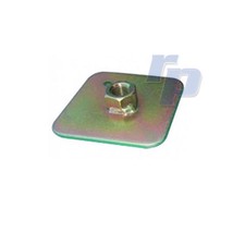 10x raceparts.cc&reg; Stahl-Verst&auml;rkungsplatte, 10x FIA Gurtplatten, Gurtbefestigung