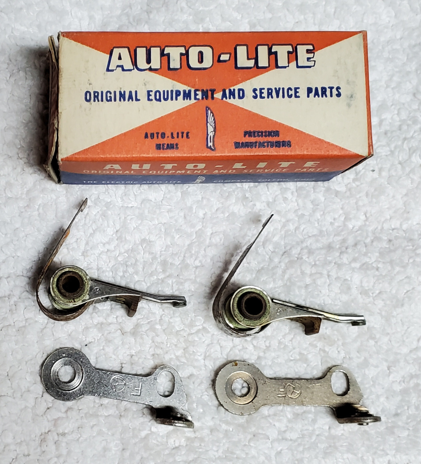 Jeu De Vis Platinées Doubles Autolite 1-19 – Pour Dodge, DeSoto Années 50-70, NOS OEM